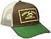 John Deere Men's Twill and Mesh Cap Embroidery, Green, One Size