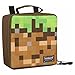 JINX Minecraft Pickaxe Adventure Backpack & Dirt Block Lunch Bag Set