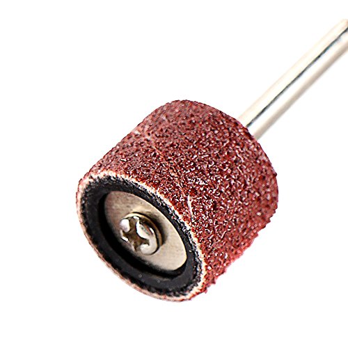 Coceca Sanding Drum Kit with 270 Pieces Sanding Band Sleeves and 12 Pieces Drum Mandrels for Dremel Rotary Tool