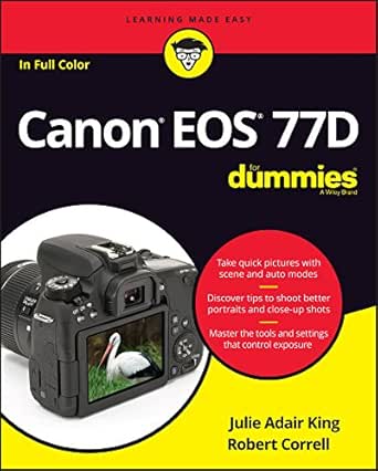 Canon EOS 77D For Dummies (For Dummies (Computer/Tech)) (English ...