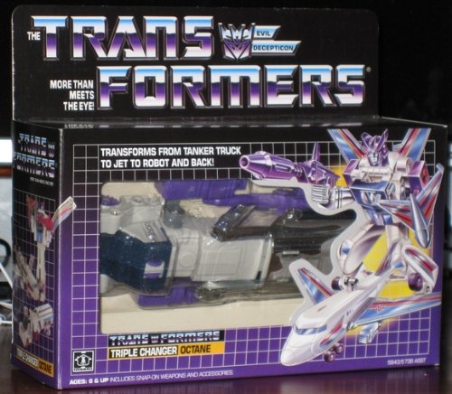 TRANSFORMERS OCTANE G1 MISB REISSUE SEALED