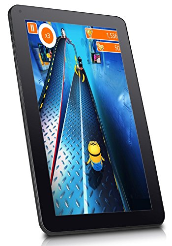 Sungale ID1032 10" tablet, Hi-resolution, 8 GB storage, capacitive touch screen, browser, email, video, music, social media, game, eBook, download apps from play store