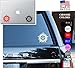 Supernatural Pentagram Anti possession Series Vinyl Decal Sticker - Car Window, Laptop Skin, Wall, Mac (5.5" inches, White)