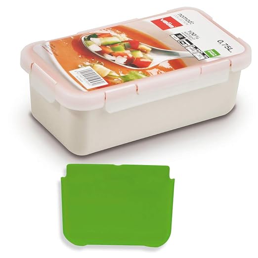 Set Tupper plastico Valira 0,75 L Blanco + Separador Kabra: Amazon ...