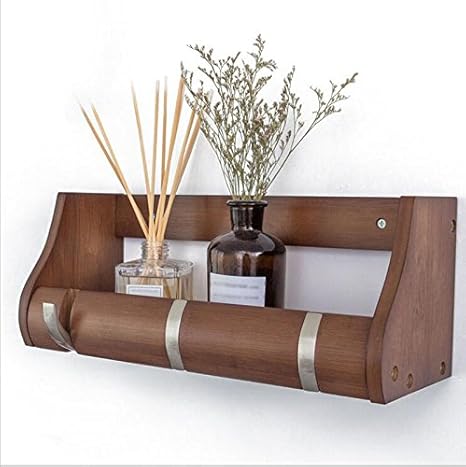 GYP Wand Haken Regal, Wand hängende Badezimmer Lagerung Rack Kleiderbügel Schlafzimmer Massivholz Lagerung Rack Wohnzimmer Ei