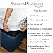 American Pillowcase Mattress Protector - Waterproof Vinyl-Free (Full-Size, White)