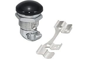 WOWTK Push Button Fuel Door/Panel Latch Kit fits for Harley Touring Electra Glide, Street Glide, Ultra Limited, Tour Glide, Road Glide and Tri Glide Models 1992-later