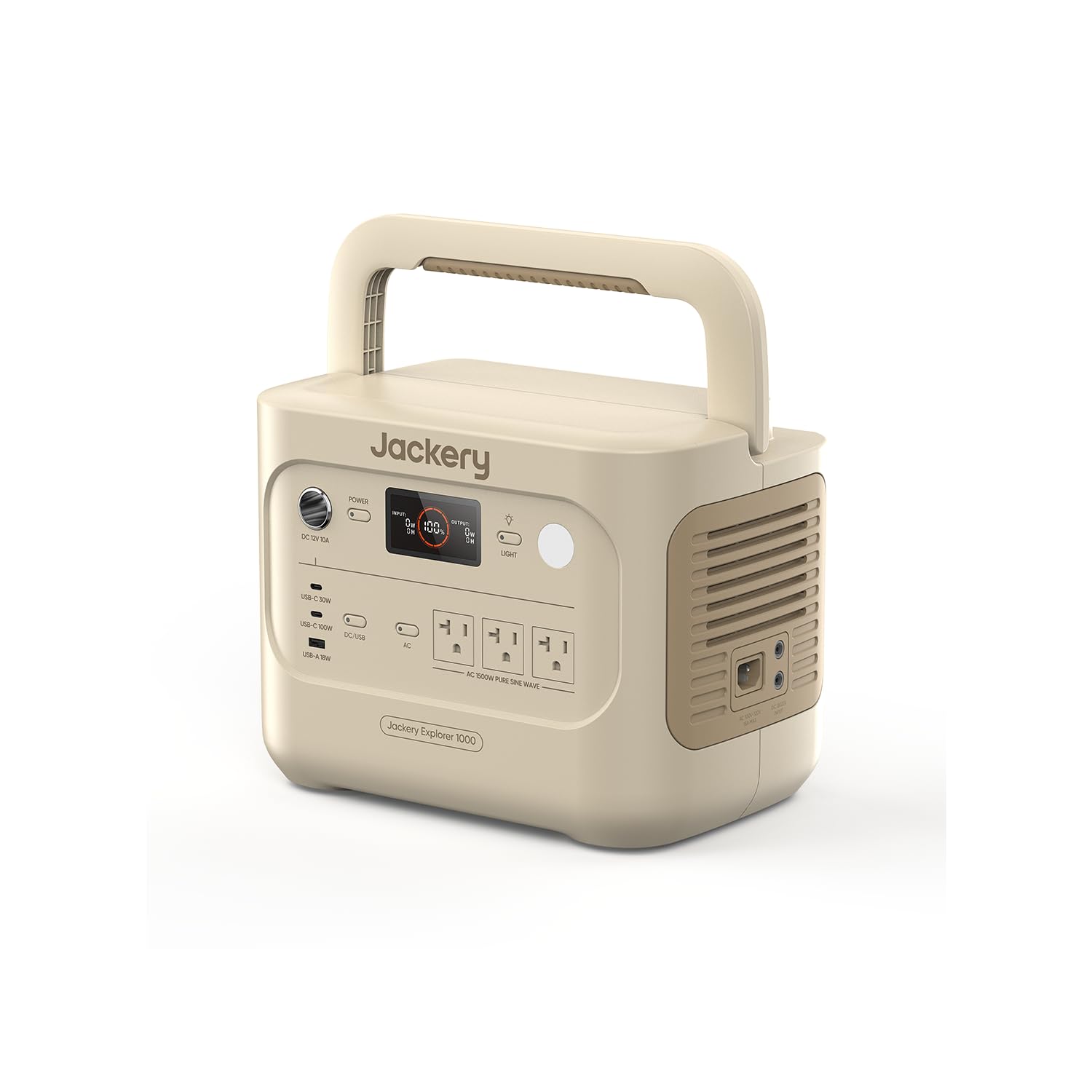 Jackery (ジャクリ) ポータブル電源 1000 New 1070Wh 業界トップの軽さとコンパクトボディ 1時間満充電 リン酸