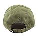 The Hat Depot Low Profile Tactical Operator with USA Flag Patch Buckle Cotton Cap (Olive)
