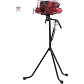 Furlihong 737BH Dual-Wheel Professional Baseball Pitching Machine | Up to 95 MPH, Side-to-Side &amp; Up/Down Angle Adjustment, Curveballs &amp; Fastballs for Pro Players, Coaches, Adults &amp; Youth (Red)