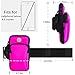 Innens Cell Phone Running Armband for iPhone 13 11 Pro 11 XS XR 8, Galaxy S20 S10 S9, Water Resistant Sports Phone Holder with Adjustable Band and Earphone Jack for Hiking Biking Walking- 7inch(Pink)