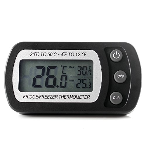 2 Refrigerator+Thermometer+Digital+Waterproof+Function