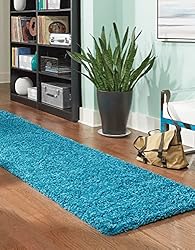 Unique Loom Solid Shag Collection Area Rug