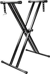 RockJam Adjustable Keyboard Stand with Locking