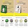 Korean Skin Care Face Mask Sheets - Natural Ampoule Masks set (pack of 6) - Snail, Collagen, Red Ginseng, White Pearl…
