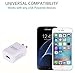 AICase Quick Charge 3.0 Wall Charger, 18W USB Wall Charger Adater with Qualcomm Certified QC 3.0 & 3ft Micro USB Cable Smart IC for Sasung Galaxy Note 8/ S8 / S8+/S7 Edge