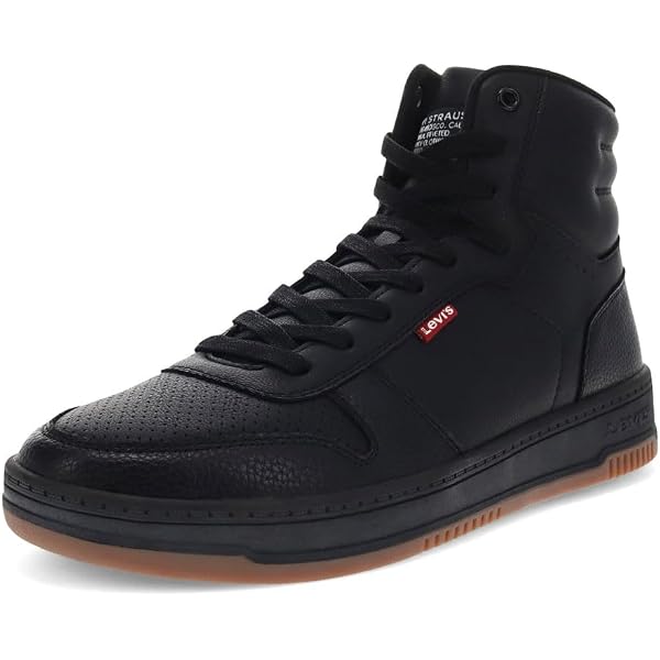 Levi\'s Mens Caleb Synthetic Leather Lace Up Casual Sneaker Boot Levis Caleb | Super Shoes main image 2