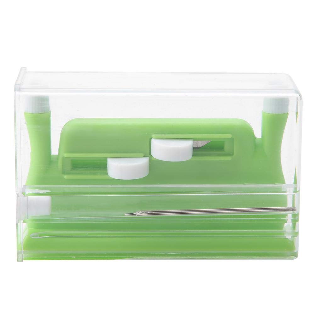 Automatic Needle Threader, Manual Needle Threader Double Holes Threader Insert Tool for Sewing Embroidery Embroidery Crafts Quilting