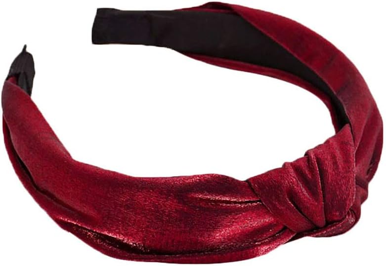 Wide Headbands Knot Turban Headband Plain Fashion Elastic Hairband Head Wrap Hair Hoops for Women and Girls