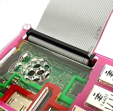 2 piezas lot Raspberry Pi Model B Case Development Board Rainbow Shell