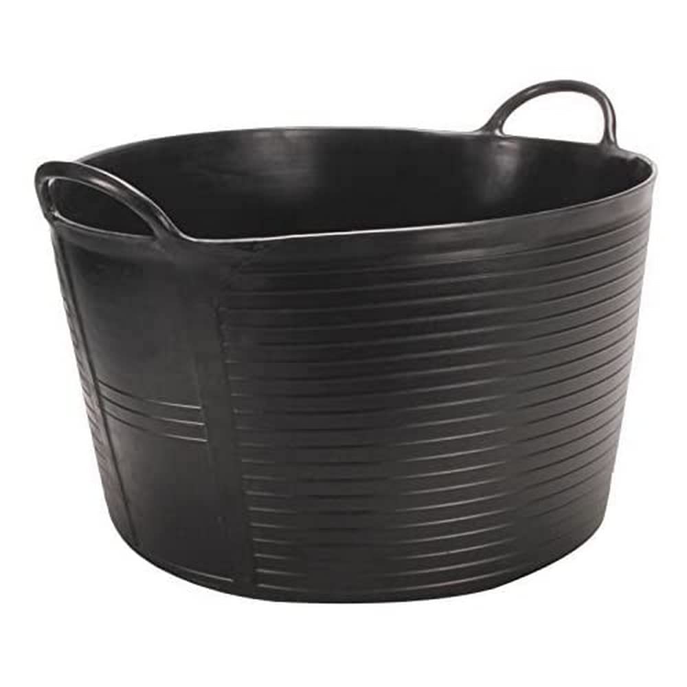 Tubtrugs Tubrugs Large Original Professional 2 Handled Tuff Bucket, 55 Litre, Black