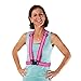 Tuvizo Reflective Vest for Running or Cycling - Comfortable Reflective Gear for High Visibility and Safety (Pink L/XL/XXL)