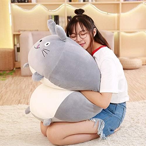 TAA19 - Stuffed Animals - Creative 30/60cm Cute Pig/Totoro/Bear/Cat/Frog/Penguin Animal Plush Kid Soft Pillow Corner Toy Baby Birthday Gift Home Dec