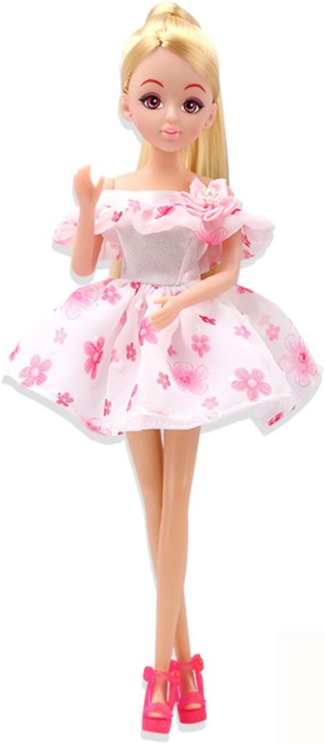 Zauber Baby Girl Doll Pink Plastic Doll 10 Inch Girl Gifts (Style A)