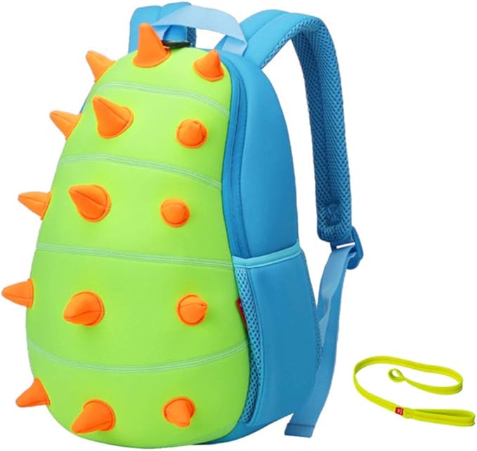 NOHOO Kids Backpack Toddler Backpack with Leash Kids Dinosaur Backpack Cute Preschool Animal Schoolbag for Age 3-7 Child Toddler