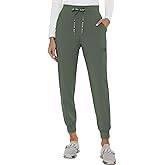Med Couture Women's Cargo Scrub Jogger Pants, 6 Pockets, Ultra Soft, Stretch, Easy Care Soft Medical Uniform Bottoms - MC7705