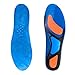 Gel Sports Orthotic Insoles for Shock Absorption, Heel Protection, Plantar Fasciitis Relief, Men and Women Shoes Insole (Blue,5-10,1 Pair)