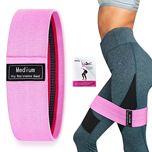 Bande Elastique Musculation en Tissu, Elastique Musculation Antidérapant avec Sac de Rangement, Équipement d'Exercices pour Homme et Femme, Bande Élastique Fitness pour Le Yoga/Pilates/Pont fessiers