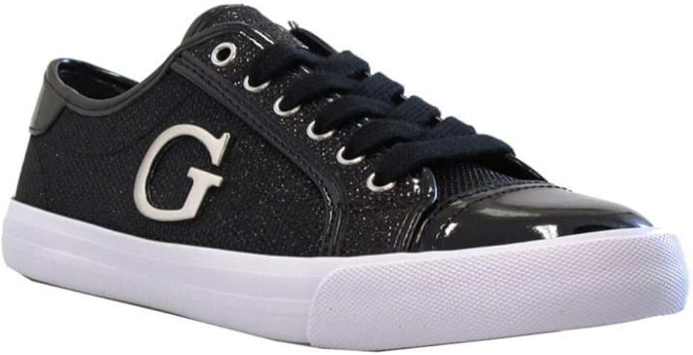 ladies black guess trainers