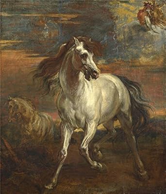 Amazon Com Oil Painting Style Of Anthony Van Dyck The Horses Of