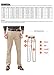 ADFOLF Men's Flat Front Slim Fit Chino Pants, Apricot, 34W x 34L