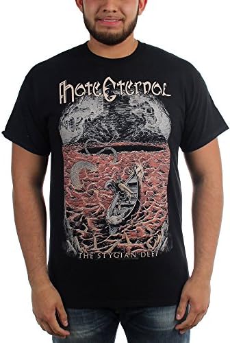 Hate Eternal - Mens The Stygian Deep T-Shirt, Size: Large, Color: Black