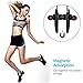 1Mii Bluetooth Headphones w/12 Hours Battery, Magnetic headphones, Sports Earphones w/Mic - Waterproof aptX HD Stereo Sweatproof Earbuds for Gym Running Workout,Noise Cancelling