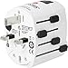 Skross PRO World Travel Adapter With Ground Plugs