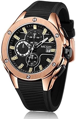 Meetloveyou Sport Watch Chronograph Silicone Strap Quartz Army Military Watches Clock Men Top Brand Luxury Male Relogio Masculino Type 2
