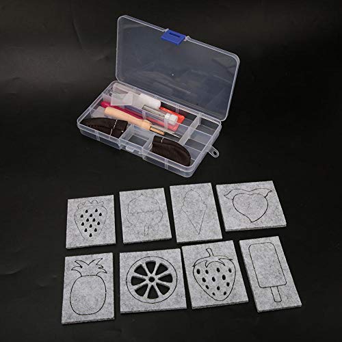 image for Pokerty Needle Felting, DIY Non-Woven Fabric Fruit Shape Needle Feltin