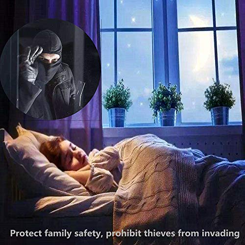 Swing Bar Lock for Hinged Doors, Swing Bar Door Lock Latch, Front Door