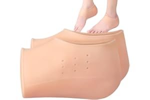 Height Increase Insoles, 4.5cm Invisible Height Boosters, Comfortable Silicone Inserts That Add Instant Height, Reusable Shoe