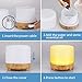 200ml USB Remote Control Essential Oil Diffuser Aromatherapy Cool Mist Humidifier Waterless Auto Shut-Off BPA-Free