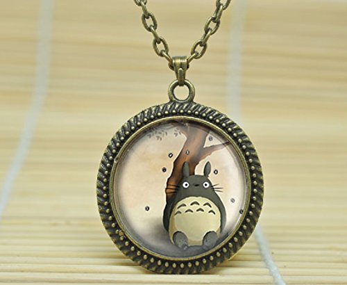 SunShine Day Fashion Necklace My Neighbour Totoro Necklace Jewelry My Neighbour Totoro Pendant Glass Cabochon