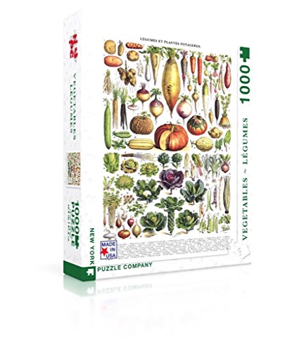 New York Puzzle Company - Vegetables ~ LÃ©gumes - 1000 Piece Jigsaw Puzzle