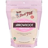Bob's Red Mill Arrowroot Starch/Flour 2 Pack (16 oz each) - Gluten Free Cooking and Baking Thickener - 2 Pack Cornstarch Subs