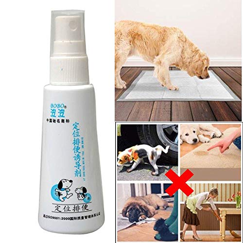 Efaster Puppy Training Spray,Dog Potty Trainer,Pet Corrector Spray,Training Spray Potty Aid Dog Puppy Liquid Cat Positioning Induction Fluid,Guide Pet to Pee at Fixed Spot,Scientific Formula (2 Pcs)
