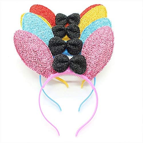 12 PC Light Up LED Bunny Rabbit Ears Headbands Easter Halloween Party Favors