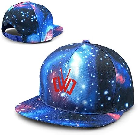 HONGYANW Unisex Chad Wild Clay (2) Galaxy Cotton Hip Hop Snapback Flat Brim Hat Adult Dad Baseball Caps Blue