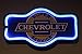 Chevrolet Chevy Super Service Garage - Reproduction Vintage Advertising Marquee Sign - Battery Powered LED Neon Style Light - 17 x 10 x 3 Inches